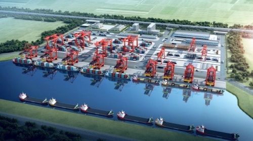 中建筑港 筑港興水，助力山東編織通江達海內河水運新篇章